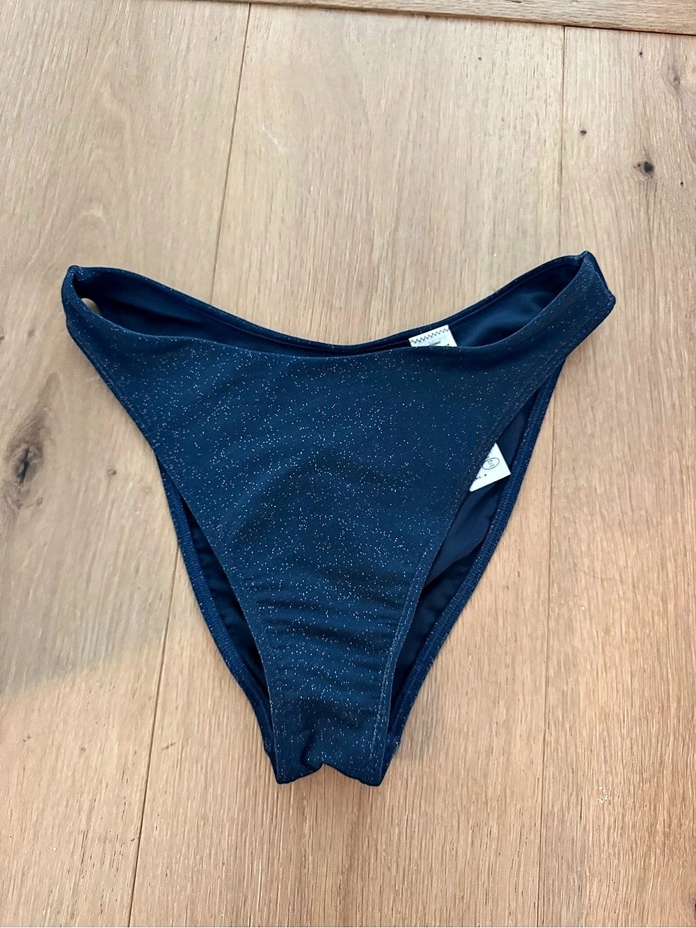 Abercrombie & Fitch Glitter Bikini Bottom in Blue
